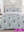 Постельное белье «Амстердам» ромбы серо-зеленые сатин люкс